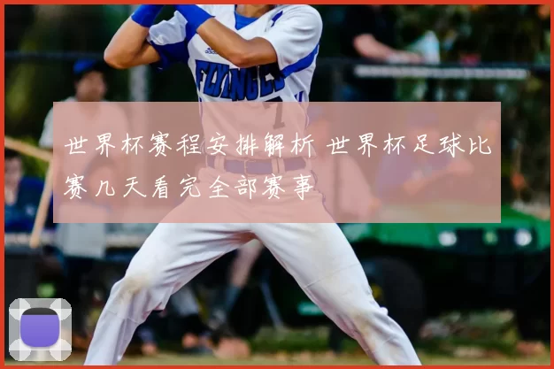 世界杯赛程安排解析 世界杯足球比赛几天看完全部赛事