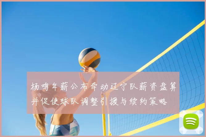杨鸣年薪公布牵动辽宁队薪资盘算并促使球队调整引援与续约策略